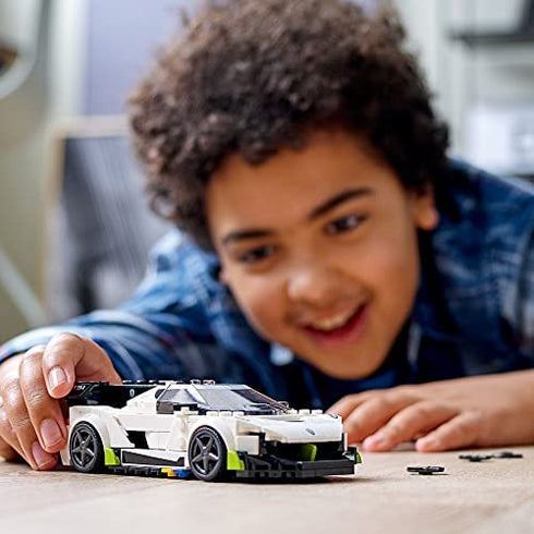LEGO Speed Champions Koenigsegg Jesko 76900 Building Toy Set for Kids, Boys, and Girls Ages 7+ (280 Pieces)