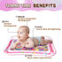 Hitituto Inflatable Tummy Time Mat Premium Baby Water Play Mat Fun Activity Center for Baby's Stimulation Growth and Sensory Development Ideal Infants Toddlers Baby Girls Toys for 3 6 9 12 24 Months