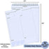 Daily Planner Notepads - A5 Scheduler, To Do List with Priorities, Notes, Meals and Water Intake Tracker, Spiral Daily Planning Pad with 52 Undated Agenda Tear-off Sheets, 6.5" x 9.8" ( Blue )