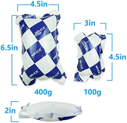 Shipping Cold Packs Ice Pack Sheets for Coolers Reusable, Ice Pack for Shipping Frozen Food, Shipping Dry Ice Pack Freezer Pack for Lunch Bag Long Lasting Cool Packs for Shipping, 6.9" x 4.7" 15 Packs