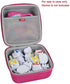 Hermitshell Hard EVA Travel Case for Leapfrog Fridge Phonics Magnetic Letter Set (Pink)
