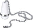 TecUnite 2 Pieces 3.2 mm Beaded Pull Chain Extension with Connector, Each 10 Feet Beaded Roller Chain with 10 Matching Connectors (Multicolors A)