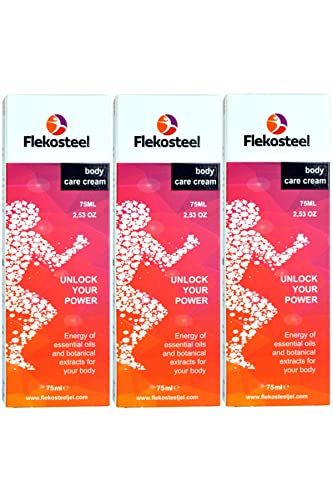3 Tubes HENDEL'S GARDEN Flekosteel warming body balm