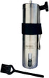 Manual coffee grinder - stainless steel conical ceramic burr coffee bean grinder for espresso and french press - portable for travel and camping - Adjustable hand crank for precision or coarse grind