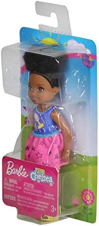 Barbie Club Chelsea Doll, 6-inch Brunette Doll with Space-Themed Graphic, GHV62