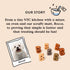 Bocce's Bakery Oven Baked Mud Pie Oh My Treats for Dogs, Everyday Wheat-Free Dog Treats, Made with Real Ingredients, All-Natural PB, Carob & Vanilla Biscuits, 5 oz, Beige (EB-MUD5oz)