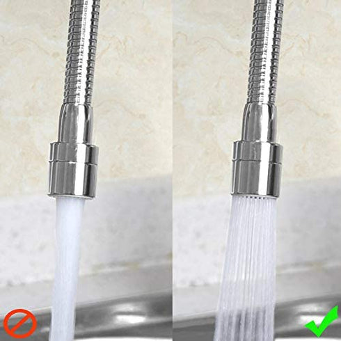 5 Pack 0.5 GPM Regular Size Water-Saving Sink Faucet Aerator Insert Replacements, Flow Restrictor Sink Faucet Aerators Replacement Parts for Bathroom or Kitchen by NIDAYE