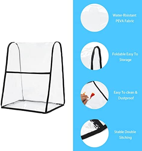 Kitchen Stand Mixer Cover,Kitchen Aid Mixer Cover Compatible With Kitchenaid Hamilton Mixers,Kitchen Aid Mixer Accessories Fits All Tilt Head & Bowl Lift Compatible 5-8 Quart Models.Clear Mixer Cover