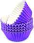 Mombake Standard Purple Foil Cupcake Liners Muffin Baking Cups for Party and More, 100-Count