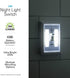 Lights by Night Wireless LED Light Switch, Battery Operated, 100 Lumens, Tap Light, Portable Light Switch, Wireless, Stick-On LED Lights, Under Cabinet, Closet, Basement and More, 39641