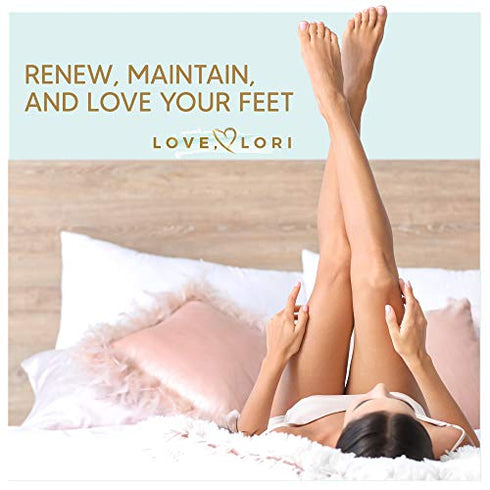 LOVE, LORI Urea Cream 40 Percent for Feet 4 oz Foot Cream For Dry Cracked Feet - Callus Remover & Foot Repair Treatment - Moisturizes Heels, Hands, Knees & Elbows - For Thick, Rough & Dry Skin