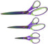 Sullivans Titanium Coated, Set of 3 Scissors Set, Purple