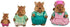 Li'l Woodzeez Bushytails Squirrel Family Set with Storybook