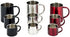 Silver Stainless Steel Double Wall Espresso Cups, XL, Set of 4
