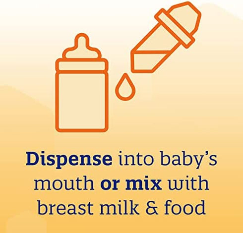 Enfamil D-Vi-Sol Vitamin D Drops for Infants, Supports Strong Bones and Teeth, Gluten-Free, Easy to Use Dropper Bottle 50 mL (Pack of 2)