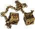 Antiqued Weathered Metal Han Solo Smuggler's Dice with box