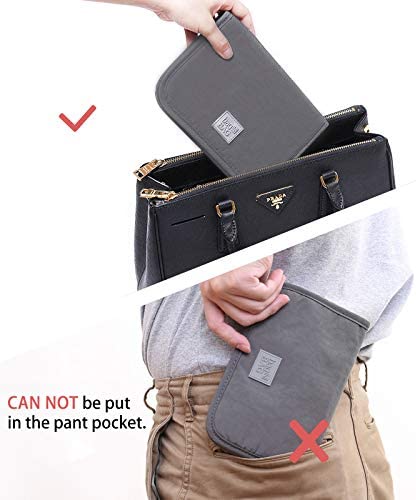 iN. Slim credit card holder wallet, Gift card display case, Minimalist light thin card storage case rfid blocking for men & women, with 28 slots in Grey