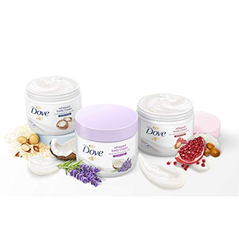 Dove Whipped Macadamia and Rice Milk Body Cream 10 oz