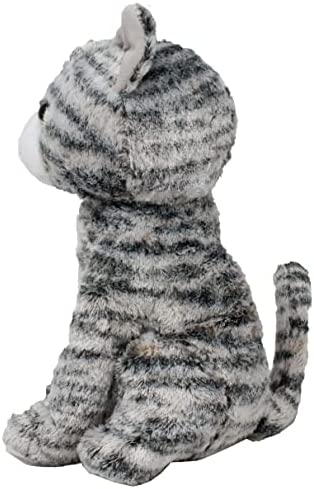 Shelter Pets Series One: Tig The Cat - 10" Gray Tabby Plush Toy Stuffed Animal - Based on Real-Life Adopted Pets - Benefiting The Animal Shelters They were Adopted from
