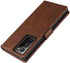 SunYoo for Samsung Note20 Ultra/Note20 Ultra 5G Case,Leather Wallet Case Magnetic Closure Stand Holder Cover with Card Slots/Cash Compartment for Galaxy Note20 Ultra/Note20 Ultra 5G-Dark Brown