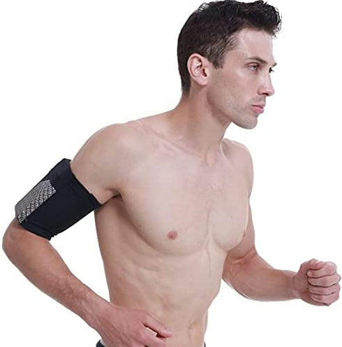Universal Sports Armband for All Phones. Cell Phone Armband for Running, Fitness and Gym Workouts (iPhone X/8/7/6/Plus,Samsung Galaxy S9/S8/S7/S6/Edge/Plus & LG, More) Black, X-Large