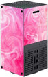PlayVital Psychedelic Pink Custom Vinyl Skins for Xbox Series X, Wrap Decal Cover Stickers for Xbox Series X Console Controller