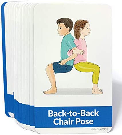 40 Partner Yoga Poses Cards for Kids: Connect, be Active, and Have Fun!