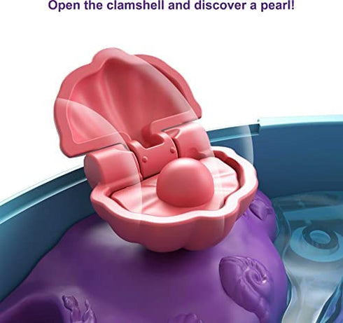 Polly Pocket Dolphin Beach Compact, Beach-Adventure Theme With Micro Polly & Mermaid Doll, 5 Reveals & 12 Accessories, Pop & Swap Feature, Great Gift For Ages 4 Years Old & Up