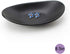 Black Ring Dish Centerpiece Jewelry Tray Key Tray Organizer for entryway, Dresser Decor Key Dish Jewelry Bowl Decorative Dish (Oval)