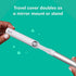 Quip Adult Electric Toothbrush - Sonic Toothbrush with Travel Cover & Mirror Mount, Soft Bristles, Timer, and Metal Handle - Silver