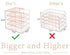 Hosaken Paper Tray, 4 Tier Stackable File Tray, Decorative Desk File Organizer Rack for Office Supplies and Accessories, 0.16Inch Thick Frame Rose Gold