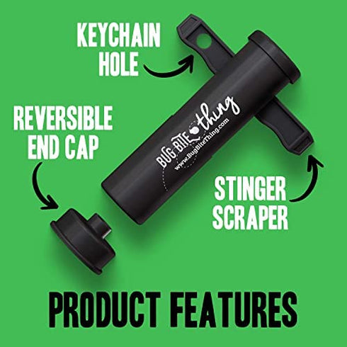 BUG BITE THING Suction Tool, Poison Remover - Bug Bites and Bee/Wasp Stings, Natural Insect Bite Relief, Chemical Free - White/Single