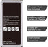 Galaxy J7 Battery, Runbod 3500mAh Replacement Battery for Samsung Galaxy J7 J710 J727 J7 Perx J7 Sky Pro J7 Prime EB-BJ710, J7 Spare Battery