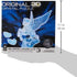 BePuzzled Pegasus Original 3D Deluxe Crystal Puzzle - Fun Yet Challenging Brain Teaser That Will Test Your Skills & Imagination, for Ages 12+, Blue