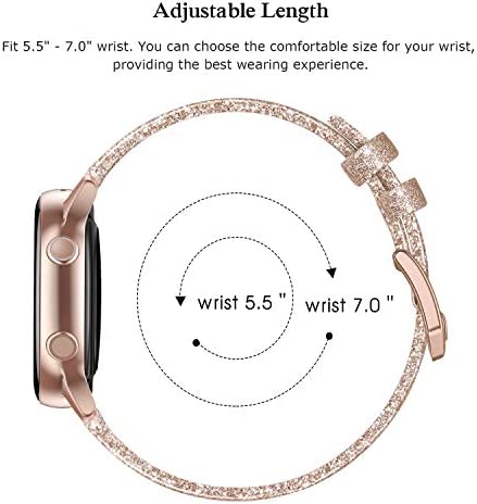 SWEES Compatible for Samsung Galaxy Watch 5 Band 40mm 44mm / Galaxy Watch 5 Pro Band 45mm / Galaxy Watch 4 Band, 20mm Slim Thin Genuine Leather Replacement Bands for Galaxy Watch 4 Classic Women Men