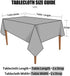smiry Waterproof Vinyl Tablecloth, Rectangle Heavy Duty Table Cloth, Wipeable Table Cover for Kitchen and Dining Room (Beige, 52" X 70")