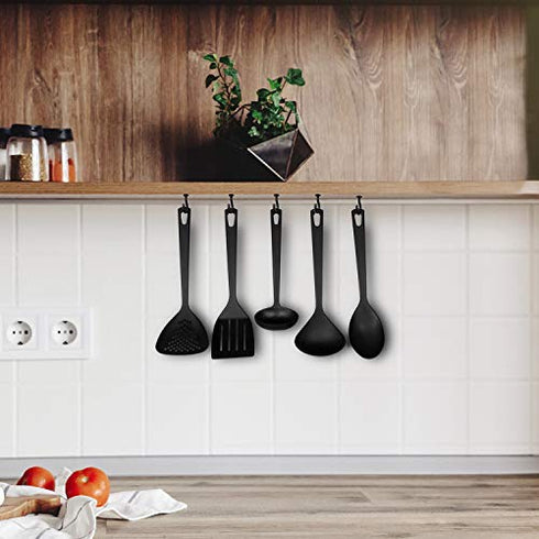 240 Pieces 1/2 Inch Cup Hooks Ceiling Hooks, Metal Cup Hook Screw-in Hanger for Indoor and Outdoor Hanging Use (Black)
