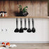 240 Pieces 1/2 Inch Cup Hooks Ceiling Hooks, Metal Cup Hook Screw-in Hanger for Indoor and Outdoor Hanging Use (Black)