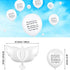 Skylety 40 Pcs Funeral Balloons Set, 10 Pcs Peace Dove Balloons White Memorial Balloons and 30 Pcs White Funeral Balloons to Release for Condolence Funeral Anniversary Memorial Services