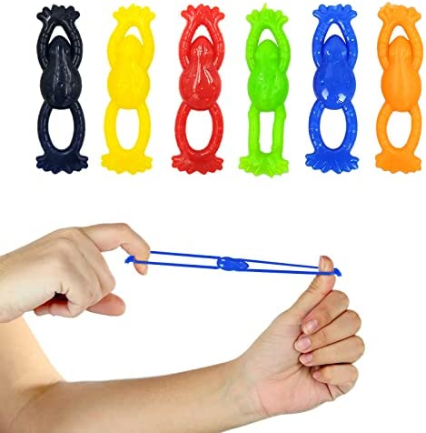 DoDoMagxanadu 14 Pack Vinyl Assorted Stretchy Sticky Toy Novelty Fidget Toy Including Large Sticky Hands, Wall Climber Men, Hammers, Snakes,Lizards,Crocodile and Flying Frogs for Party Favor Kids