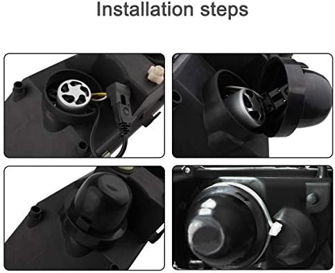 TOMALL 83mm Dust Cover for LED Headlight Replacement Rubber Seal Caps Kit