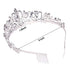 COCIDE Tiara Crowns Crystal Headband Princess Rhinestone Crown with Combs Bride Headbands Bridal Wedding Prom Birthday Party Hair Accessories Jewelry for Women and Girls (L BLACK)