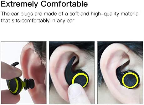 Oken Swimming Earplugs Audible Ear Plugs for Swimming, Surfing, Diving and Water Sports (Green)