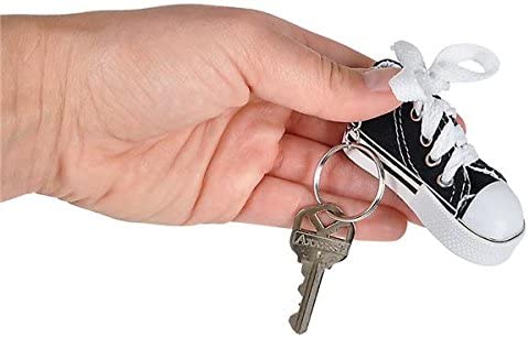 Rhode Island Novelty 3 Inch Chuck Sneaker Shoe Keychains Lot of 12 Assortments May Vary