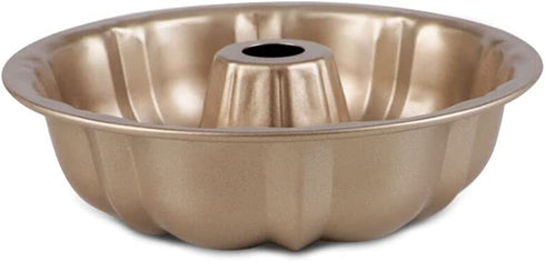 Pan Set Cake Baking Pan Non-Stick 7.5-Inch Fluted Tube Pan, Set of 2