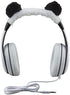 Panda Kids Headphones, Adjustable Headband, Stereo Sound, 3.5Mm Jack, Wired Headphones for Kids, Tangle-Free, Volume Control, Foldable, Childrens Headphones Over Ear for School Home, Travel