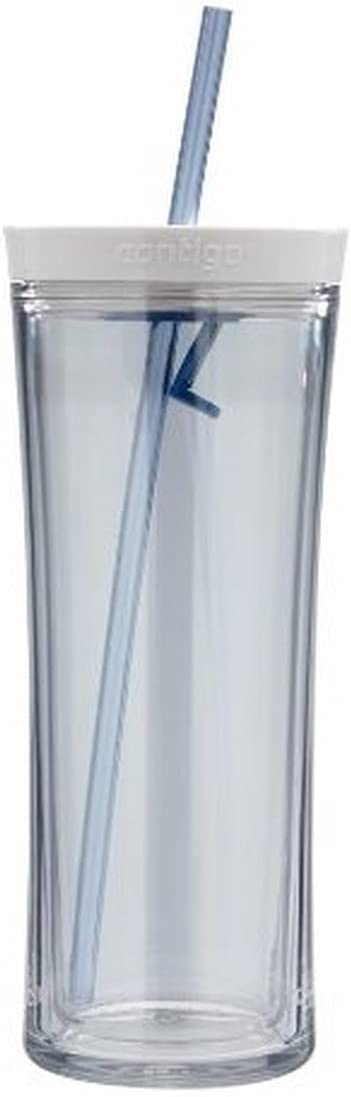 Contigo Autoclose Shake & Go Tumbler, 20 Oz, Clear/Monaco