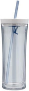Contigo Autoclose Shake & Go Tumbler, 20 Oz, Clear/Monaco