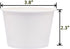 Belinlen Paper Ice Cream Cups with Paper Lids, Paper Hot/Cold Soup Cups with Lids (White) (40, 8 oz)