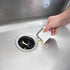 Tovolo 2-in-1 Sink Buddy Double-Ended Nylon Pan Scraper & Silicone Squeegee, BPA-Free Silicone & Nylon Dish Scraper With Magnetic Storage, Scratch-Resistant Dishwashing Tool, Charcoal/White